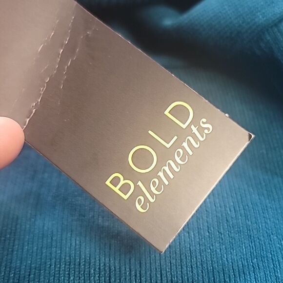 Bold Elements Plus Womens Square Neck Elbow Sleeve Blouse NWT 3X - Picture 7 of 7